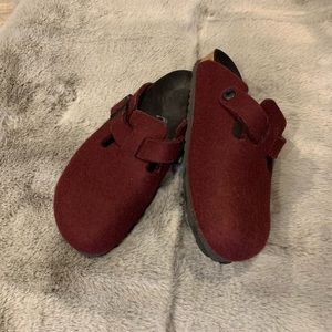 Birkenstock Boston Wool Clog - Size EU 39 Narrow